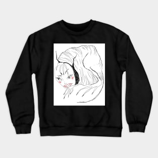 Sketch creepy monster Crewneck Sweatshirt